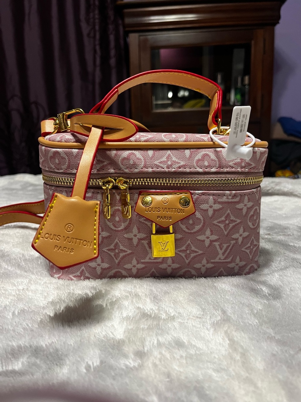 Louis. Vuitton. Monogram Canvas Vanity Crossbody Bag Purse